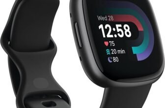 Fitbit Versa 4 Fitness Smartwatch, Black/Graphite