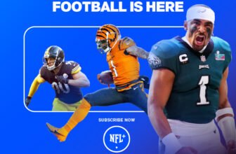 Don't miss a snap. NFL+ gives you access to the NFL Network, live game audio, and more, while the Premium tier adds NFL RedZone and full game replays.